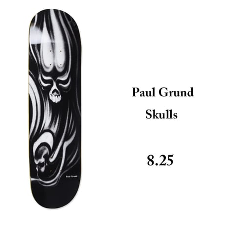 POLAR SKATE DECK 8.25インチ ポーラー デッキ　Paul Grund  Skulls