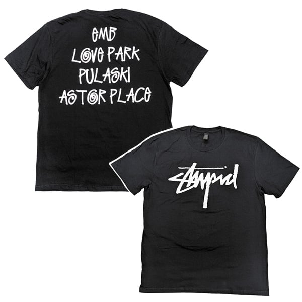 DEAR, STUPID TEE LTD ディアースケーティング 半袖 Tシャツ （BLACK