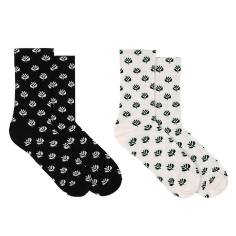 MAGENTA ソックス マゼンタ マジェンタ メンズ　MAGENTA SKATEBOARDS PATTERN LIGHT SOCKS （BLACK　WHITE）