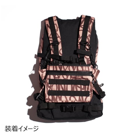 25-26 rain or shine チェストリグ レインオアシャイン RAIN OR SHINE CHEST RIG (BLACK　BURGUNDY　420ART)