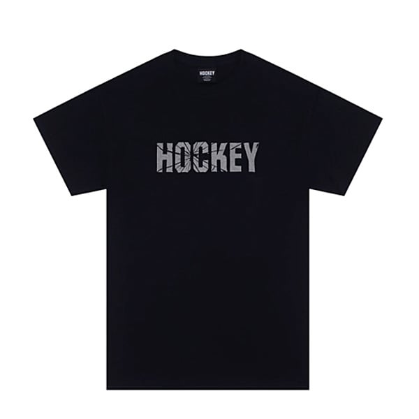 HOCKEY Tシャツ 半袖 SKATEBOARDS ホッケー 黒 SHATTER REFLE