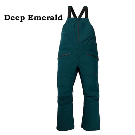 SALE 24-25 メンズ バートン ビブパンツ  Men's Burton [ak] Freebird GORE‑TEX 3L Stretch Bib Pants (Deep Emerald)