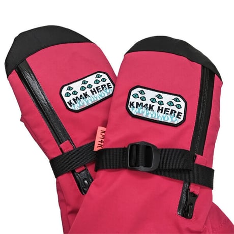KM4K グローブ ミトン　KM4K GLOVE 7  （CLASSIC RED　TEAL　LIME） スノーグローブ メンズ レディース カモシカ