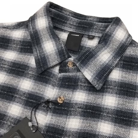 SALE FORMER シャツ 長袖 チェック フォーマー　FORMER MANNERS PLAID LS SHIRT （BLACK）