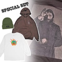 “1SET限り” THEORIES SPECIAL SET　セオリーズ フーディー＆ロンT＆ビーニー 【3点セットで￥8800】