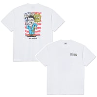 POLAR SKATE CO Tシャツ 半袖 白 ポーラー メンズ　Ray Gun Tee（White）