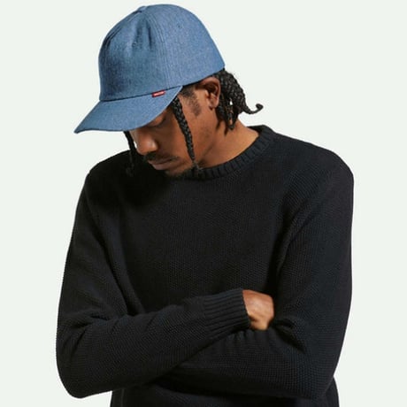 BRIXTON キャップ ブリクストン ブルー　BRIXTON MC ASSEMBLY HP SNPK CAP （UNION HERRINGBONE）