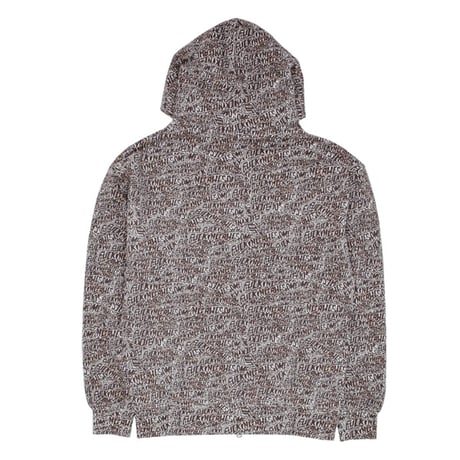 FUCKING AWESOME ファッキンオーサム ジップアップ フーディー パーカ　FUCKINGAWESOME Burnt Sticker Stamp Zipped Hoodie （AOP）