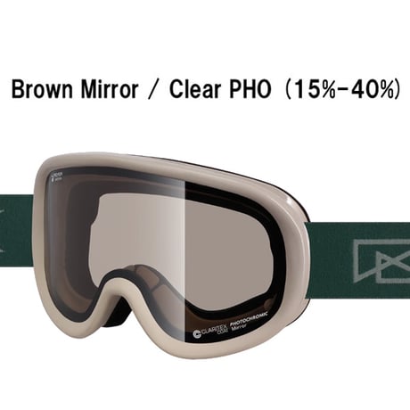 25-26 ゴーグル リボルト スノーボード SUPER LIGHT FRAME INF R26INF 調光レンズ