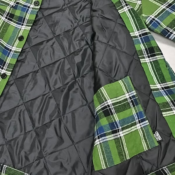 ANTI HERO アンタイヒーロー フランネル ジャケット　GREEN 希少 ANTIHERO SKATEBOARDS ジャケット 長袖 緑 アンタイヒーロー