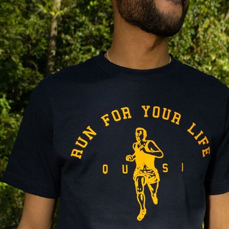 SALE QUASI Tシャツ 半袖 ネイビー クワジ クワージー クアジ　QUASI SKATEBOARDS Run Tee （Navy）