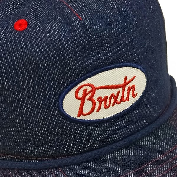 BRIXTON キャップ ブリクストン スナップバック デニム 青