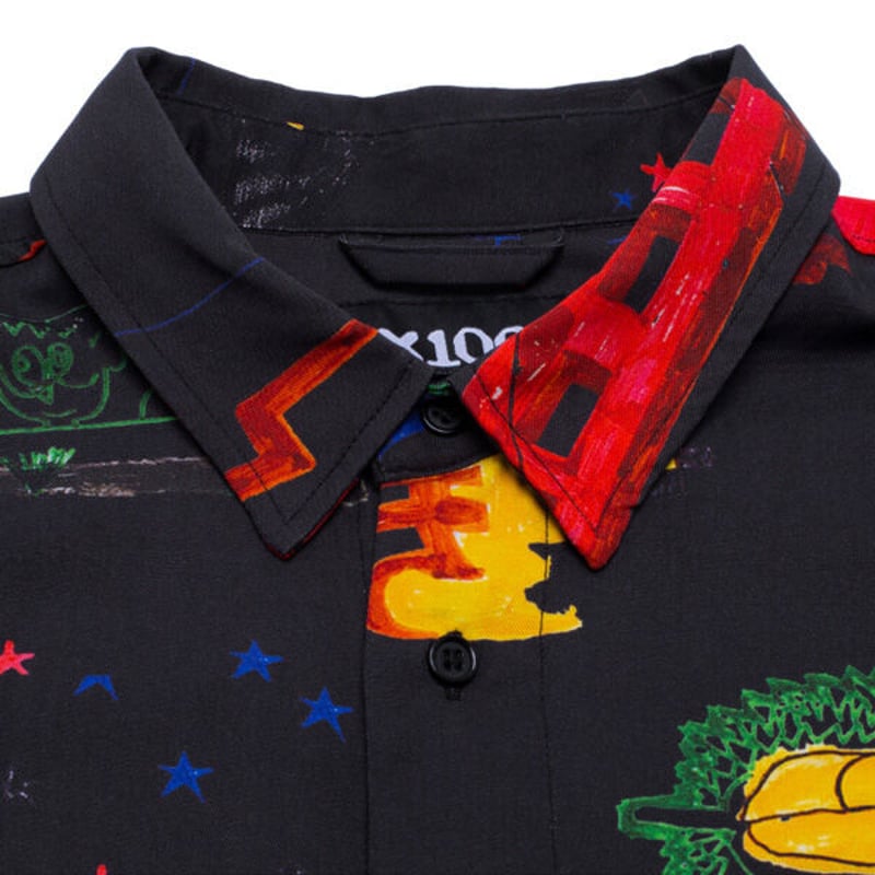 SALE GX1000 シャツ 半袖 ジーエックスセン Panda Sex Rayon Shi