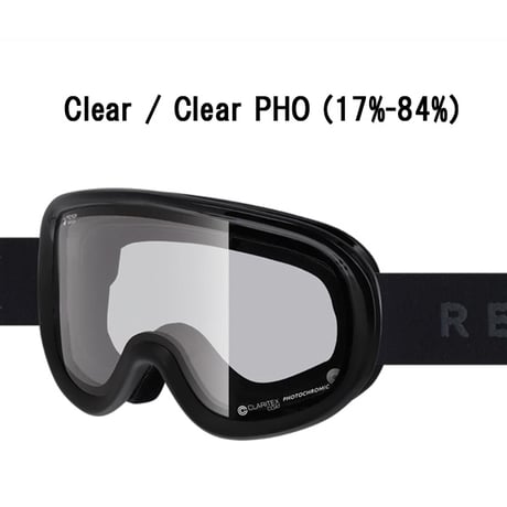25-26 ゴーグル リボルト スノーボード SUPER LIGHT FRAME Black Gross x Matte R26BLK 調光レンズ