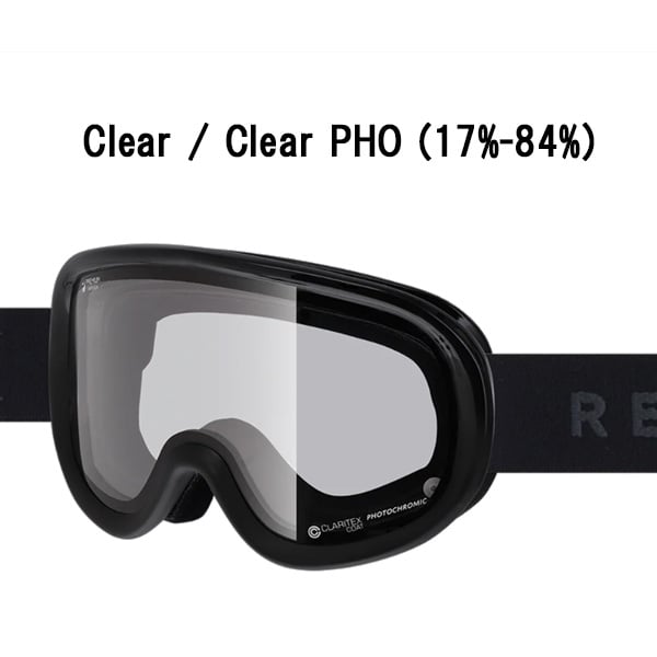 25-26 ゴーグル リボルト スノーボード SUPER LIGHT FRAME Black
