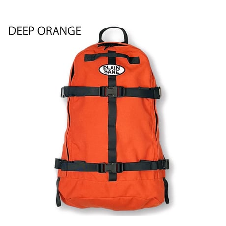 PLAINSANE PS BACK PACK 15L（BLACK　FOREST GREEN　DEEP ORANGE)  スノーボード バックパック リュック プレインセイン PLAIN SANE