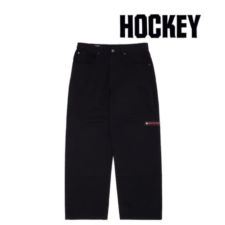 SALE HOCKEY SKATEBOARDS INDEPENDENT パンツ ホッケー インディペンデント　HOCKEY X INDEPENDENT DOUBLE KNEE JEAN （BLACK）