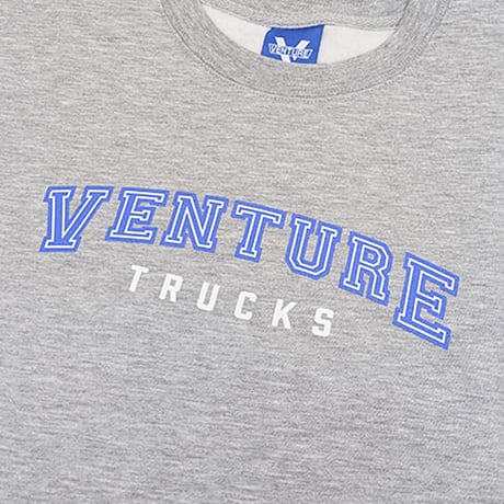 VENTURE TRUCKS スウェット ベンチャー グレー　VENTURE Arch ’04 CREWNECK （HEATHER GREY）