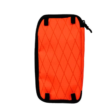 KM4K アクセサリーポーチ　KM4K BODY WALLET （ORANGE　GREEN　BLACK） ウォレット バッグ カモシカ ショルダーベルト付き