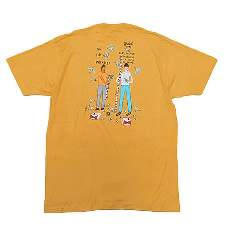 ANTIHERO SKATEBOARDS Tシャツ アンタイヒーロー 半袖　PIGEON LINDIG TEE (GINGER)