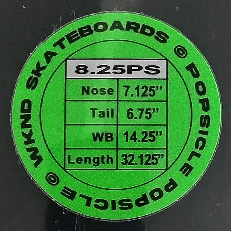 WKND SKATEBOARDS DECK ウィークエンド デッキ 8.25インチ FILIP