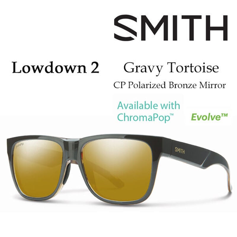 SMITH Lowdown 2 SUNGLASSES (Frame： Gravy Torto...