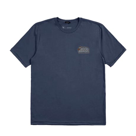 BRIXTON Ｔシャツ 半袖 ネイビー ブリクストン メンズ　BASS BRAINS BOAT S/S STT （WASHD NAVY）