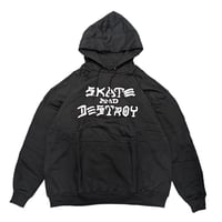 THRASHER パーカー スラッシャー　Skate and Destroy  Hoodie （Black）