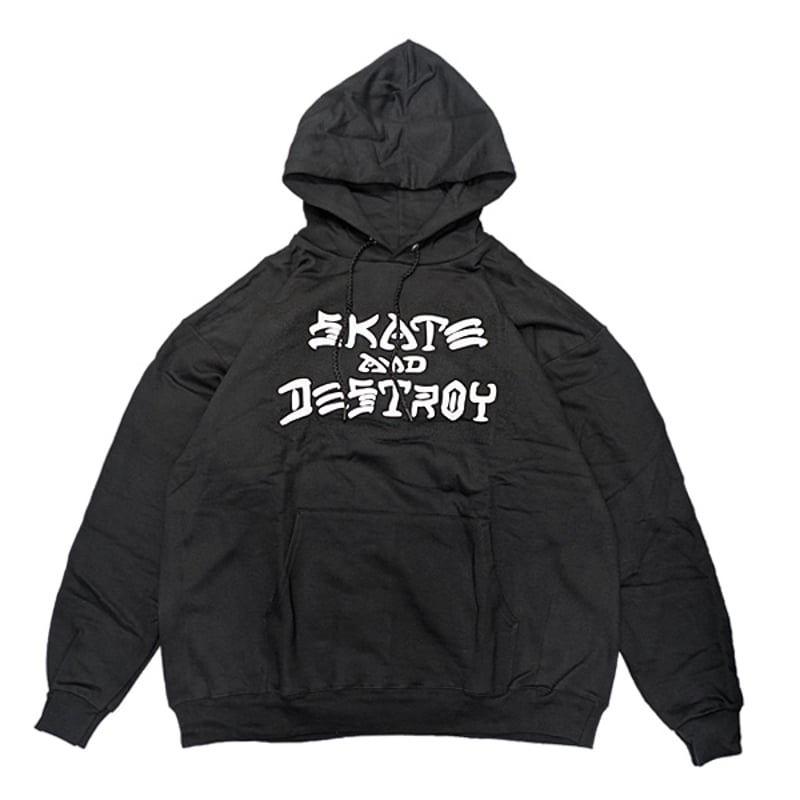 THRASHER スラッシャー パーカー ブラック Thrasher Magazine Ska
