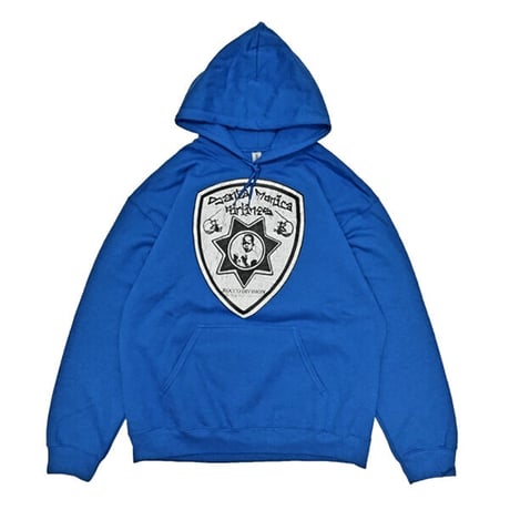 SALE DEAR SKATING パーカー　DEAR, SMA ROCCO DIVISION HOODIE （ROYAL） プルオーバーパーカ ディアースケーティング
