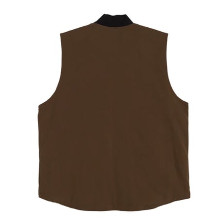 CREATURE SKATEBOARDS ベスト クリーチャー　BONEHEAD FLAME VEST WORK TOP （Brown）