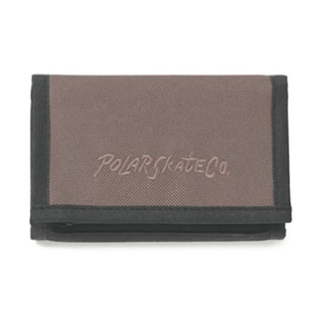 POLAR SKATE CO 財布 ポーラー　SURF LOGO  KEY WALLET （GREY BROWN）