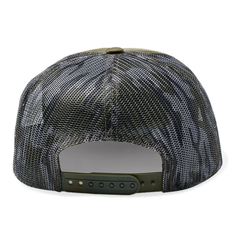 BRIXTON キャップ ブリクストン メッシュキャップ CAP 緑 迷彩　BASS BRAINS BAIT HP TRUCKER HAT （BB CAMO）