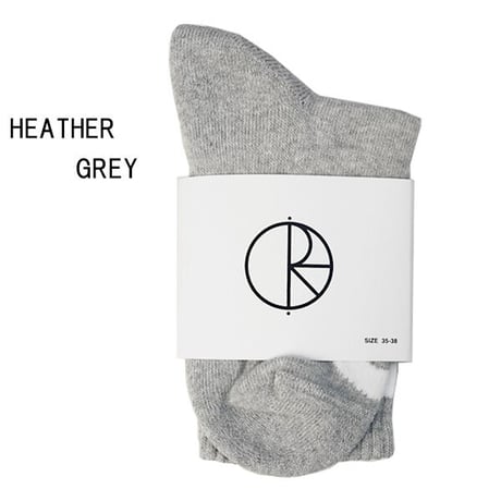 POLAR SKATE CO ソックス ポーラー ホワイト グレー ブラック　HAPPY SAD SOCKS  （3カラー）