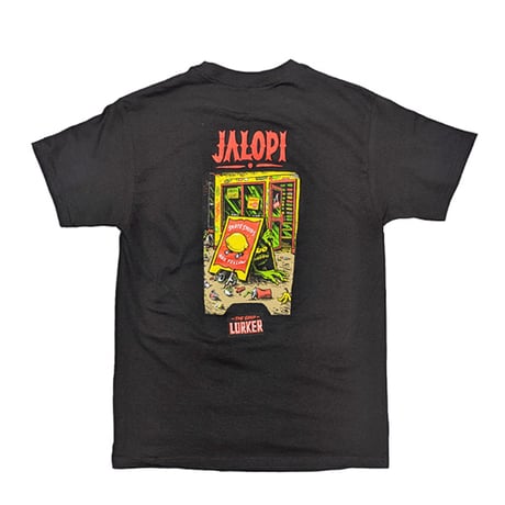 ANTIHERO THRASHER アンタイヒーロー Tシャツ　ANTI HERO x SKATE SHOP DAY 2026 JALOPI SHOP LURKER TEE （BLACK）