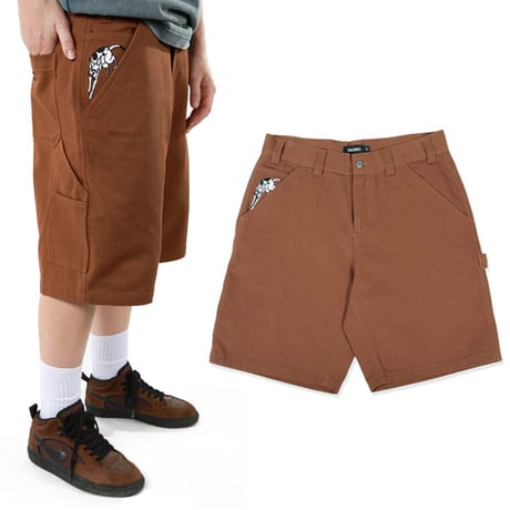 SALE THEORIES PANTS セオリーズ パンツ ショーツ 茶色　PIANO TRAP CARPENTER SHORTS （Tobacco） ピアノトラップパンツ メンズ