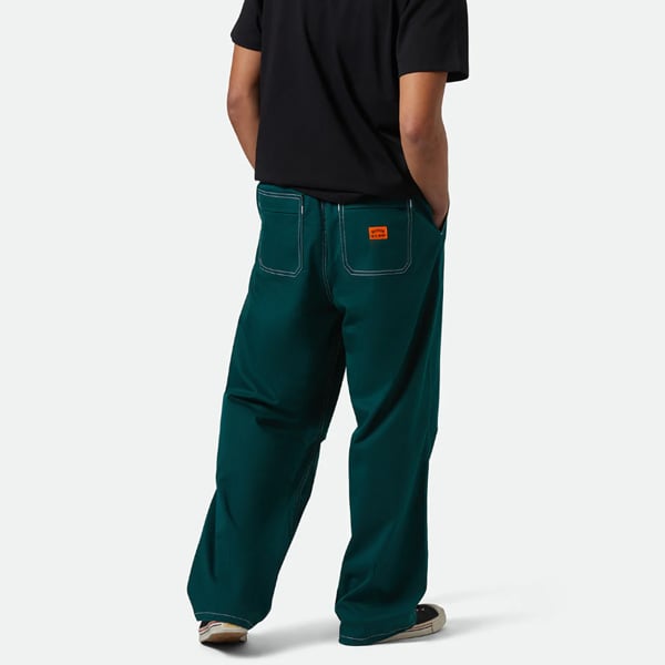 BRIXTON バギーフィットパンツ パンツ ブリクストン グリーン