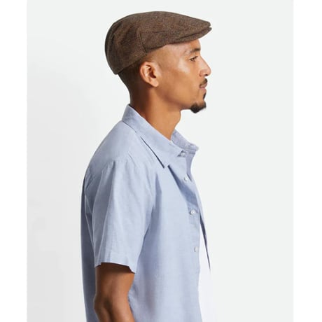 BRIXTON ハンチングタイプ フーリガン ブリクストン 茶色　HOOLIGAN SNAP CAP（BROWN/KHAKI）