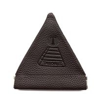 THEORIES 小物入れ　Theories THEORAMID Genuine Leather Embossed Coin / Headphone Pouch
