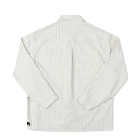 SALE FORMER シャツ 長袖 ストライプ アイボリー フォーマー　FORMER ANDERSON LS  SHIRT （BONE）