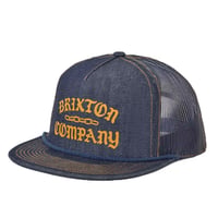 BRIXTON キャップ ブリクストン メッシュキャップ CAP ネイビー　CHAINS NP HP TRUCKER HAT （DARK DENIM/NAVY）