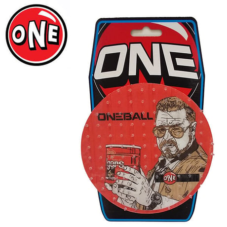 デッキパッド デッキマット ワンボール ONEBALL Walter （RED・円形）  スノーボードアクセサリー