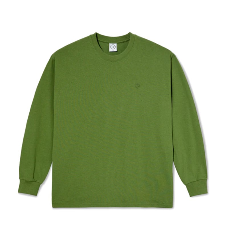 POLAR SKATE CO Tシャツ 長袖 緑 ポーラー メンズ TEAM LS TEE （