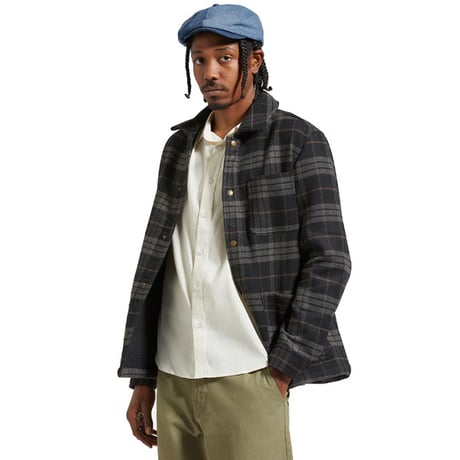 BRIXTON キャスケットタイプ ニュースボーイキャップ ブリクストン ブルー　MC ASSEMBLY BROOD SNAP CAP (UNION HERRINGBONE)
