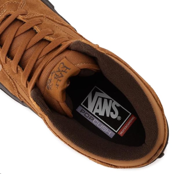 VANS スケートハーフキャブ バンズ スニーカー ブラウン SKATEBOARDING