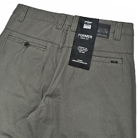 FORMER パンツ クラックス ストレートパンツ メンズ フォーマー　FORMER CRUX HERRINGBONE PANT - STRAIGHT FIT （GREY）