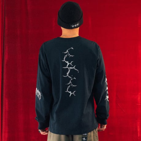 SALE FORMER 長袖 Tシャツ　FORMER FRACTURE CRUX LS T-SHIRT（BLACK） メンズ フォーマー