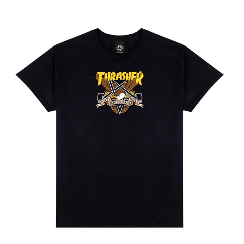 ANTIHERO SKATEBOARDS THRASHER アンタイヒーロー スラッシャー T ANTIHERO SKATEBOARDS THRASHER アンタイヒーロー スラッシャー T