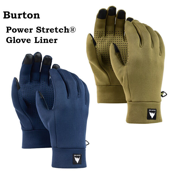 BURTON メンズ＆レディース ライナー Burton Power Stretch® Glove Liner （Dress Blue　Martini  Olive）