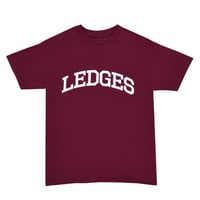 QUASI Tシャツ 半袖 クワジ　LEDGES TEE （BURGUNDY）